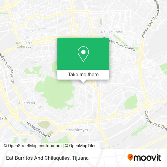 Eat Burritos And Chilaquiles map