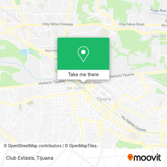 Club Extasis map