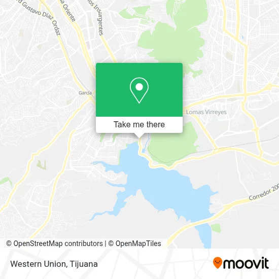 Western Union map