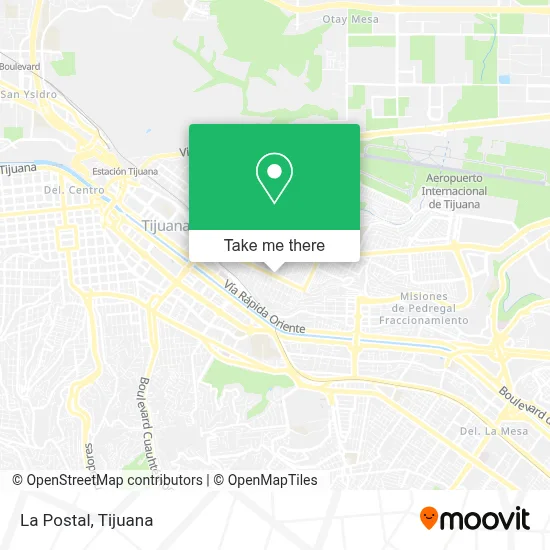 La Postal map