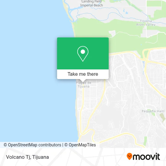 Volcano Tj map