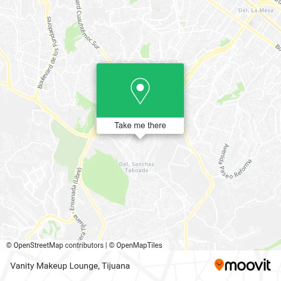Vanity Makeup Lounge map