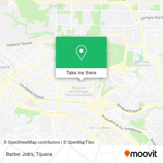 Barber Job's map