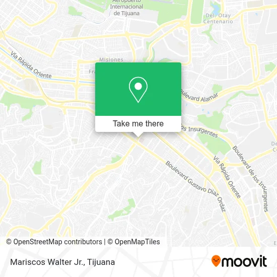 Mariscos Walter Jr. map