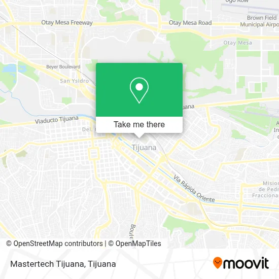 Mastertech Tijuana map