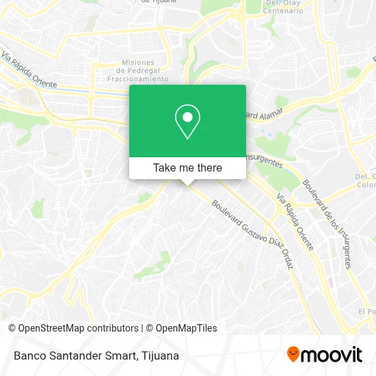 Banco Santander Smart map