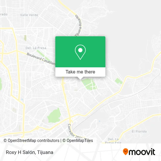 Roxy H Salón map