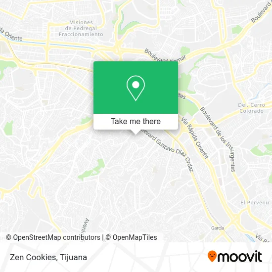 Zen Cookies map