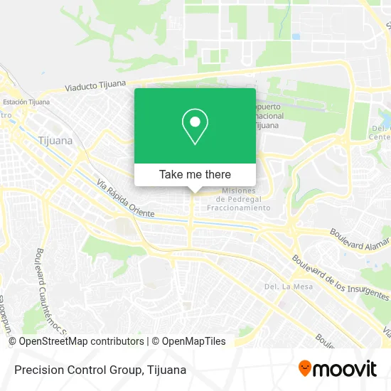 Precision Control Group map