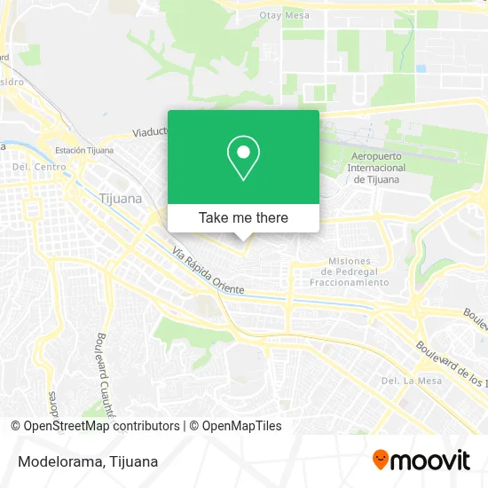 Modelorama map