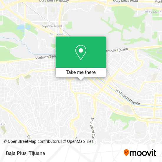 Baja Plus map