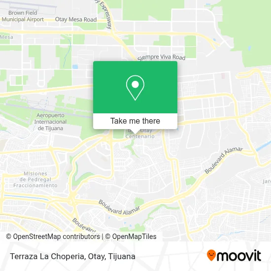 Terraza La Choperia, Otay map