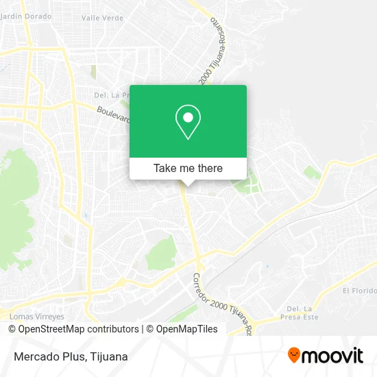Mercado Plus map