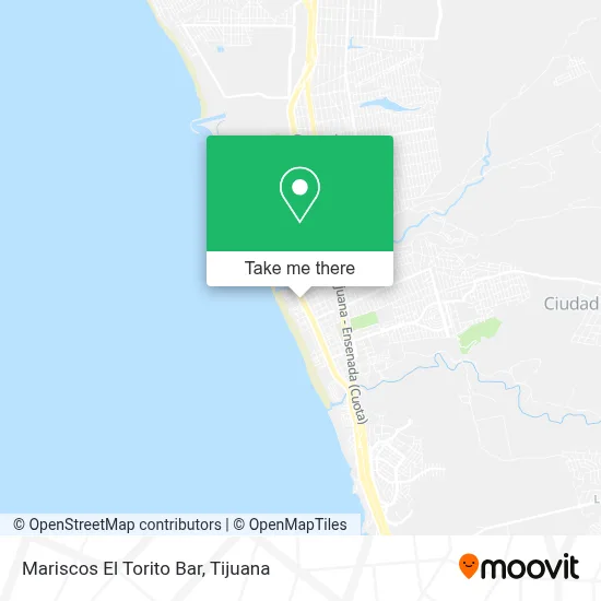 Mariscos El Torito Bar map