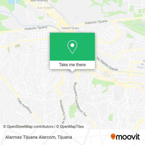 Alarmas Tijuana Alarcom map
