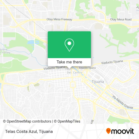 Telas Costa Azul map