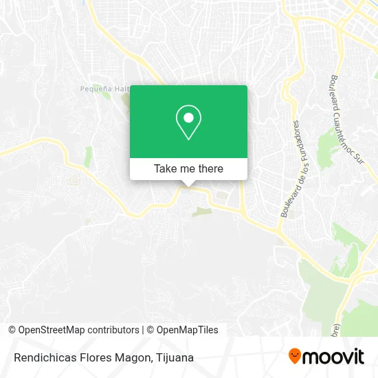 Rendichicas Flores Magon map