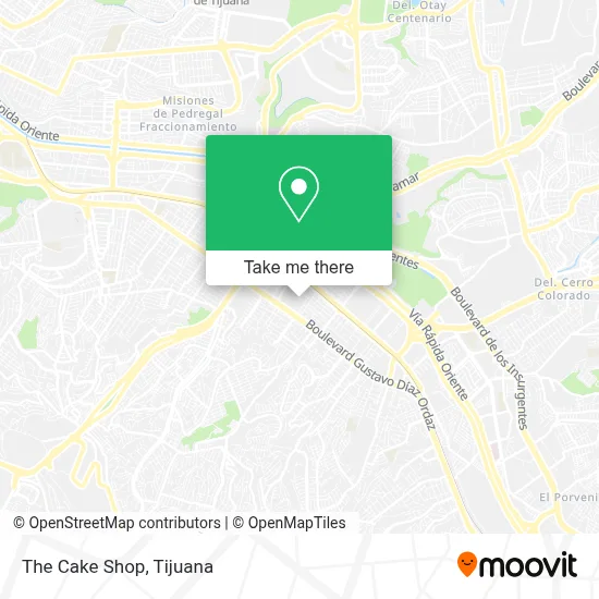 The Cake Shop map