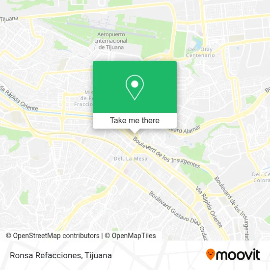 Ronsa Refacciones map