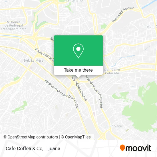 Cafe Coffeli & Co map