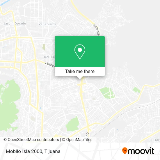 Mobilo Isla 2000 map