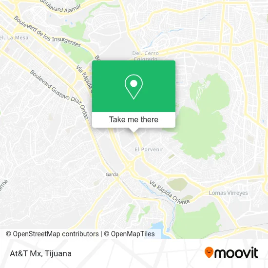 At&T Mx map