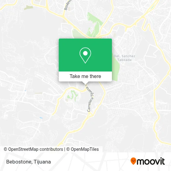 Bebostone map