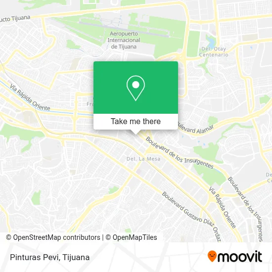 Pinturas Pevi map