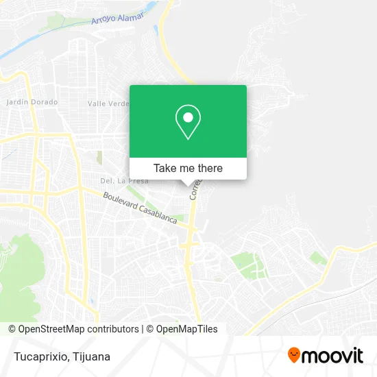 Tucaprixio map