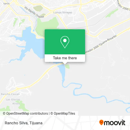 Rancho Silva map