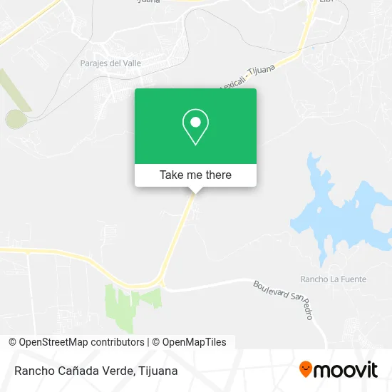 Rancho Cañada Verde map