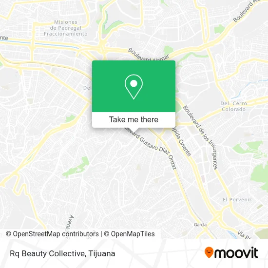 Rq Beauty Collective map