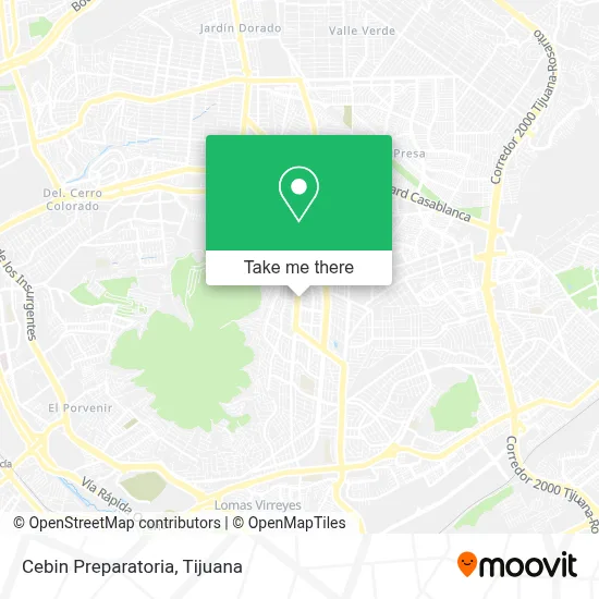 Cebin Preparatoria map