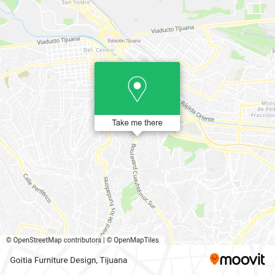 Goitia Furniture Design map