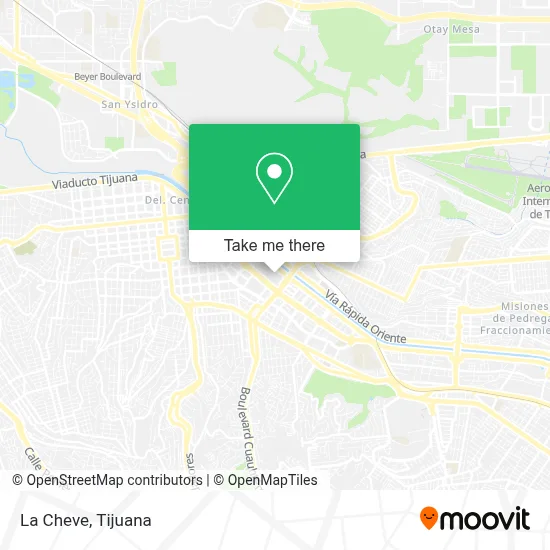 La Cheve map