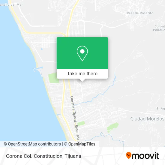 Corona Col. Constitucion map