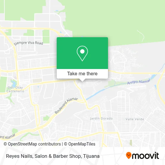 Reyes Nails, Salon & Barber Shop map