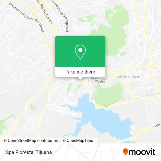 Spa Floresta map