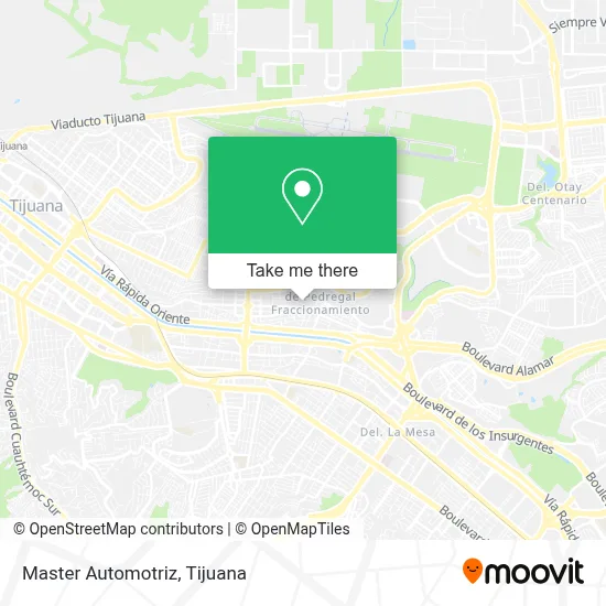Master Automotriz map