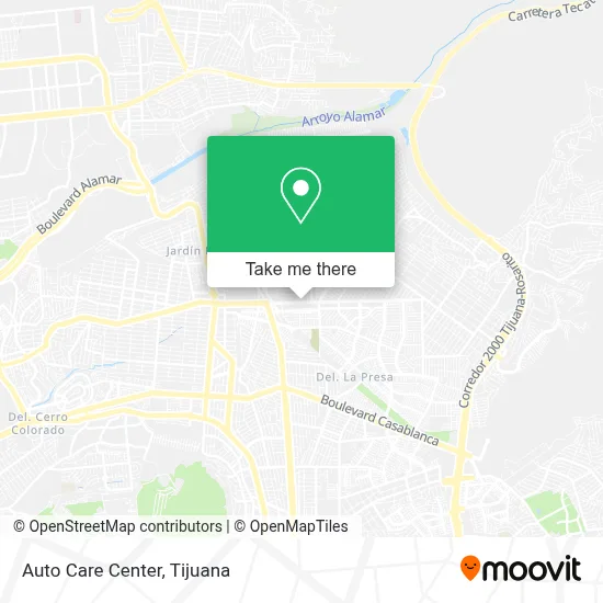 Auto Care Center map