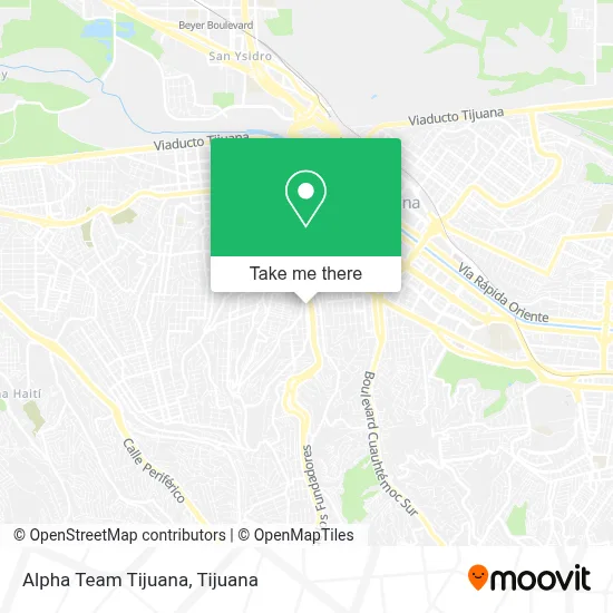 Alpha Team Tijuana map