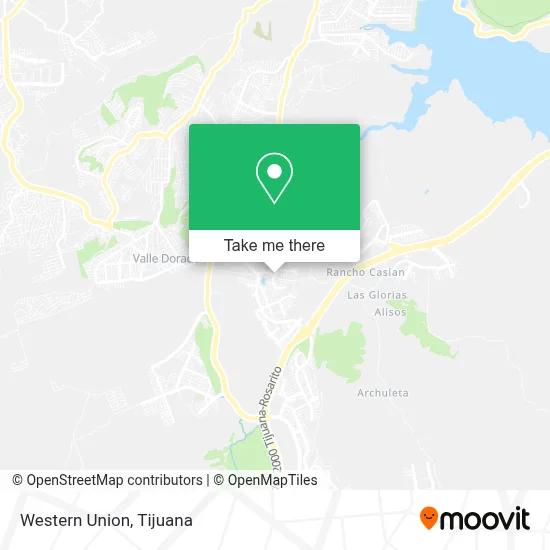 Western Union map