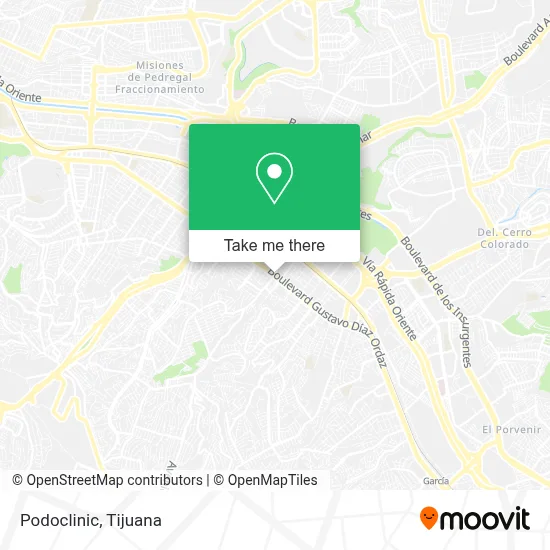 Podoclinic map