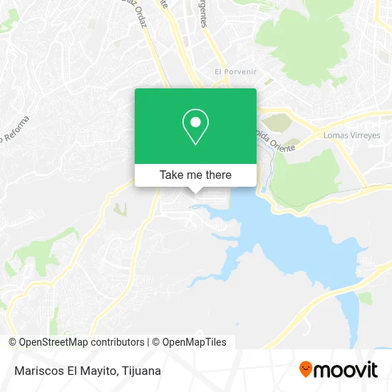 Mariscos El Mayito map