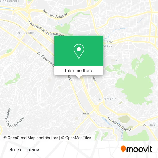 Telmex map