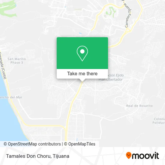 Tamales Don Choru map