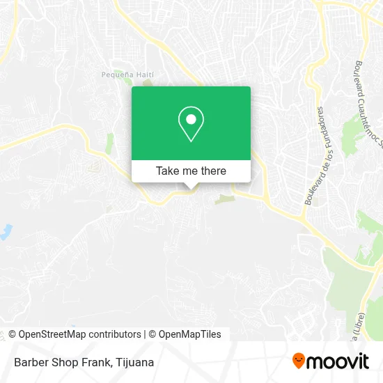 Barber Shop Frank map