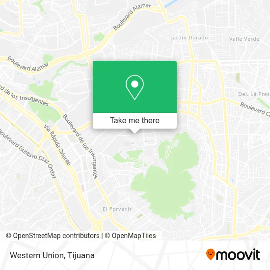 Western Union map