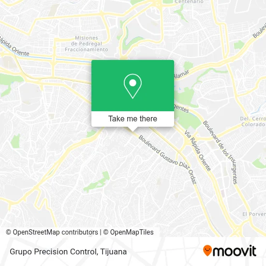 Grupo Precision Control map