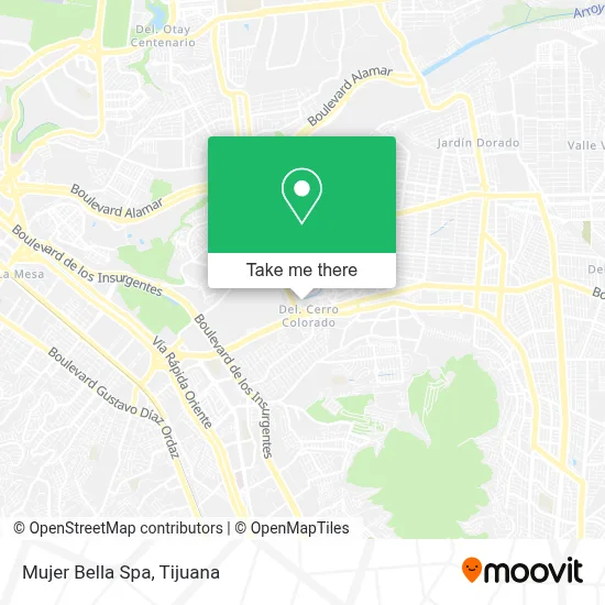 Mujer Bella Spa map